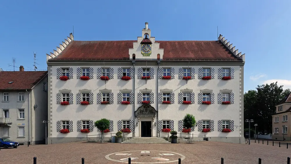 Burg Rathaus Tettnang in Tettnang